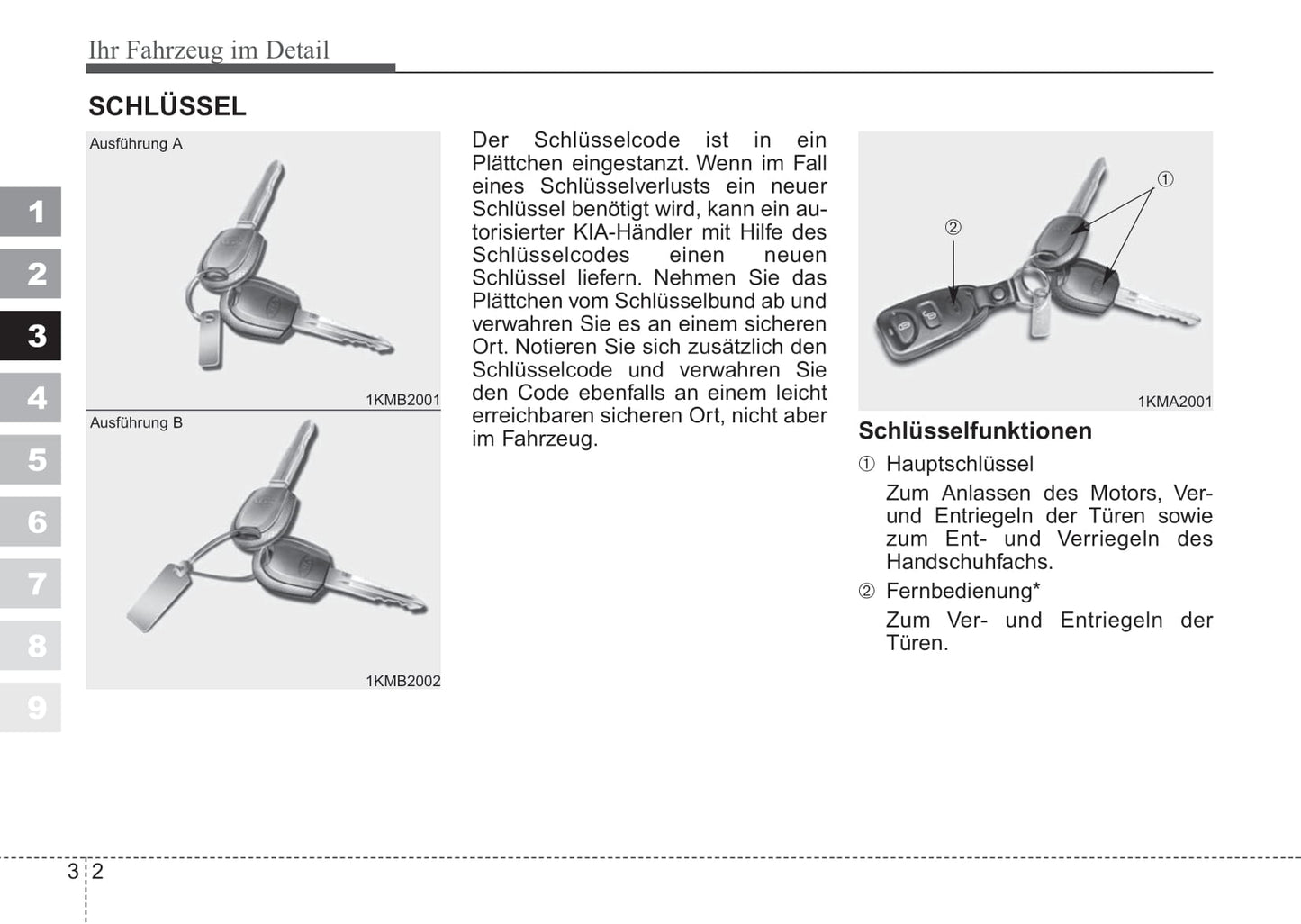 2006-2007 Kia Sportage Bedienungsanleitung | Deutsch