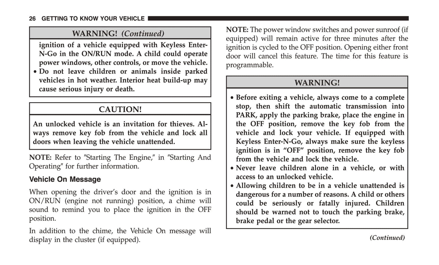2018 Chrysler 300 Owner's Manual | English