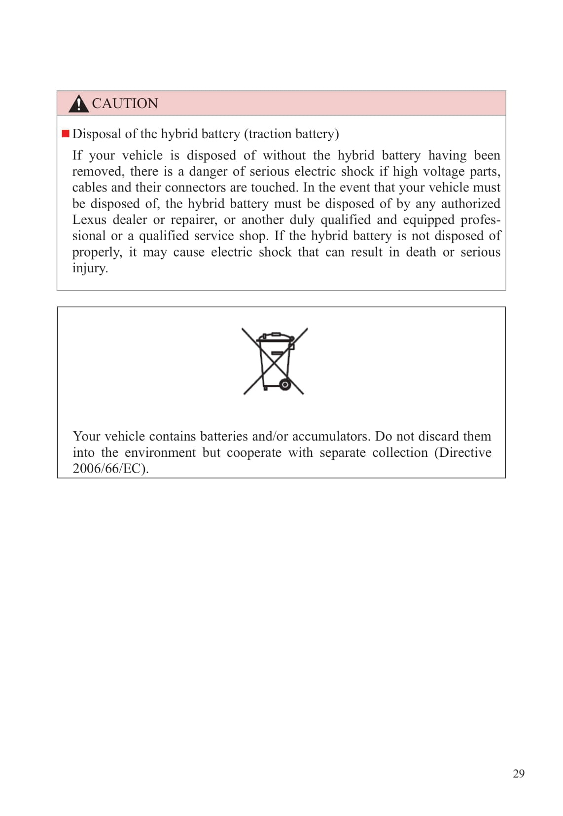 2011-2012 Lexus CT 200h Owner's Manual | English