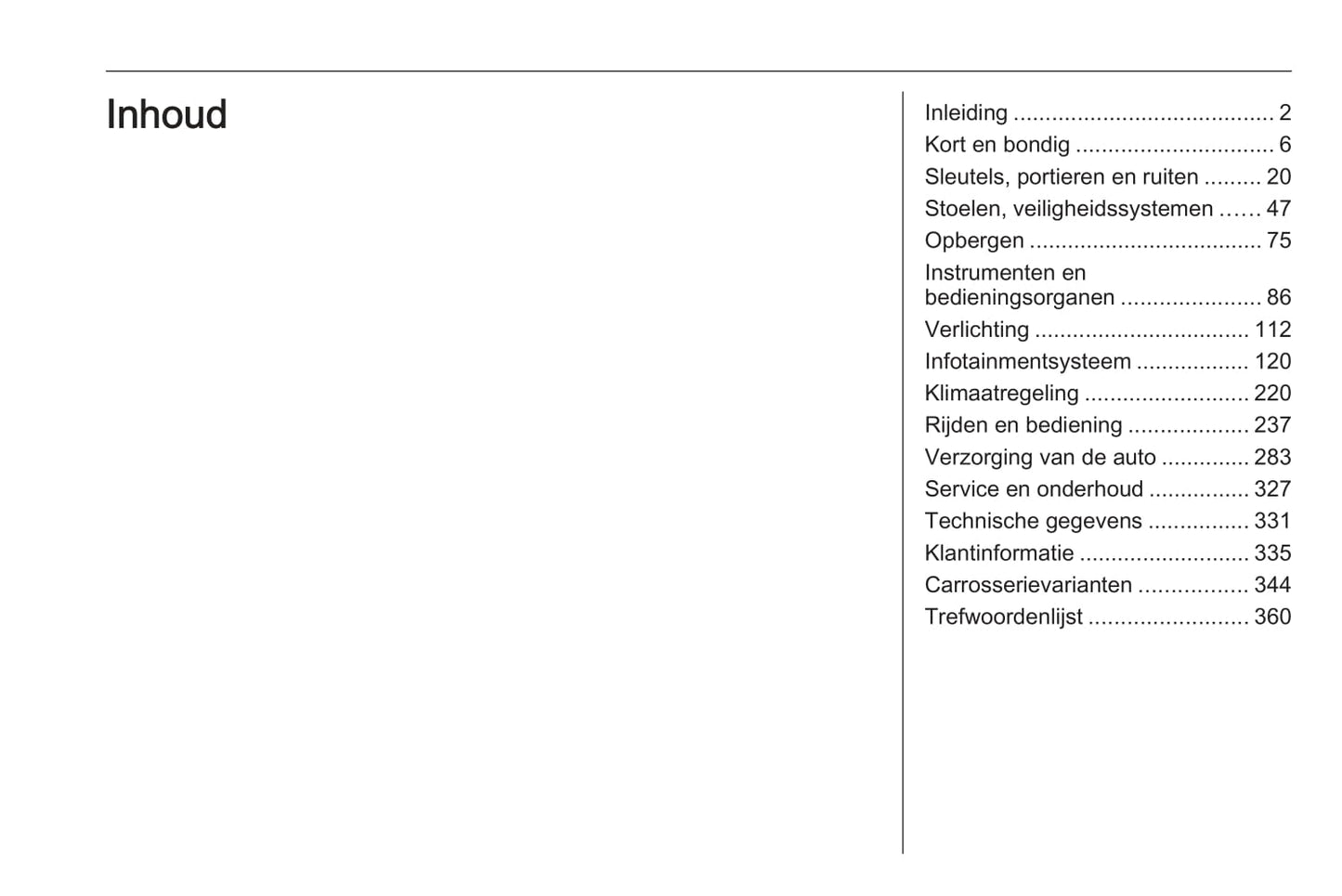 2019-2021 Opel Movano Owner's Manual | Dutch