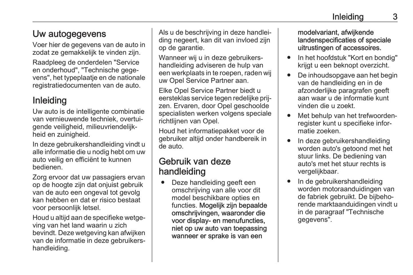 2019-2021 Opel Movano Owner's Manual | Dutch