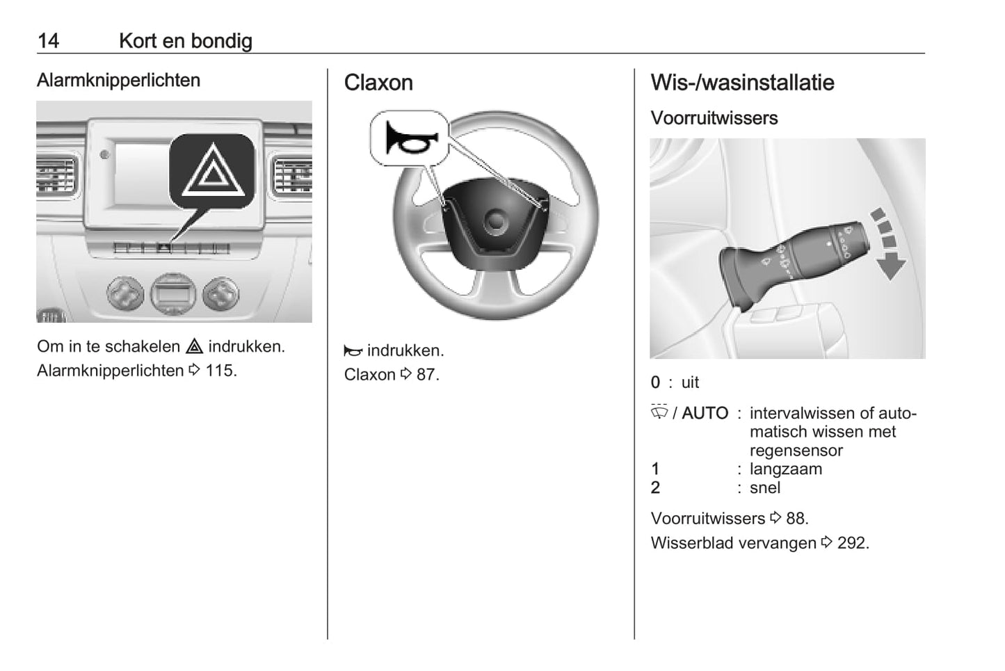 2019-2021 Opel Movano Owner's Manual | Dutch