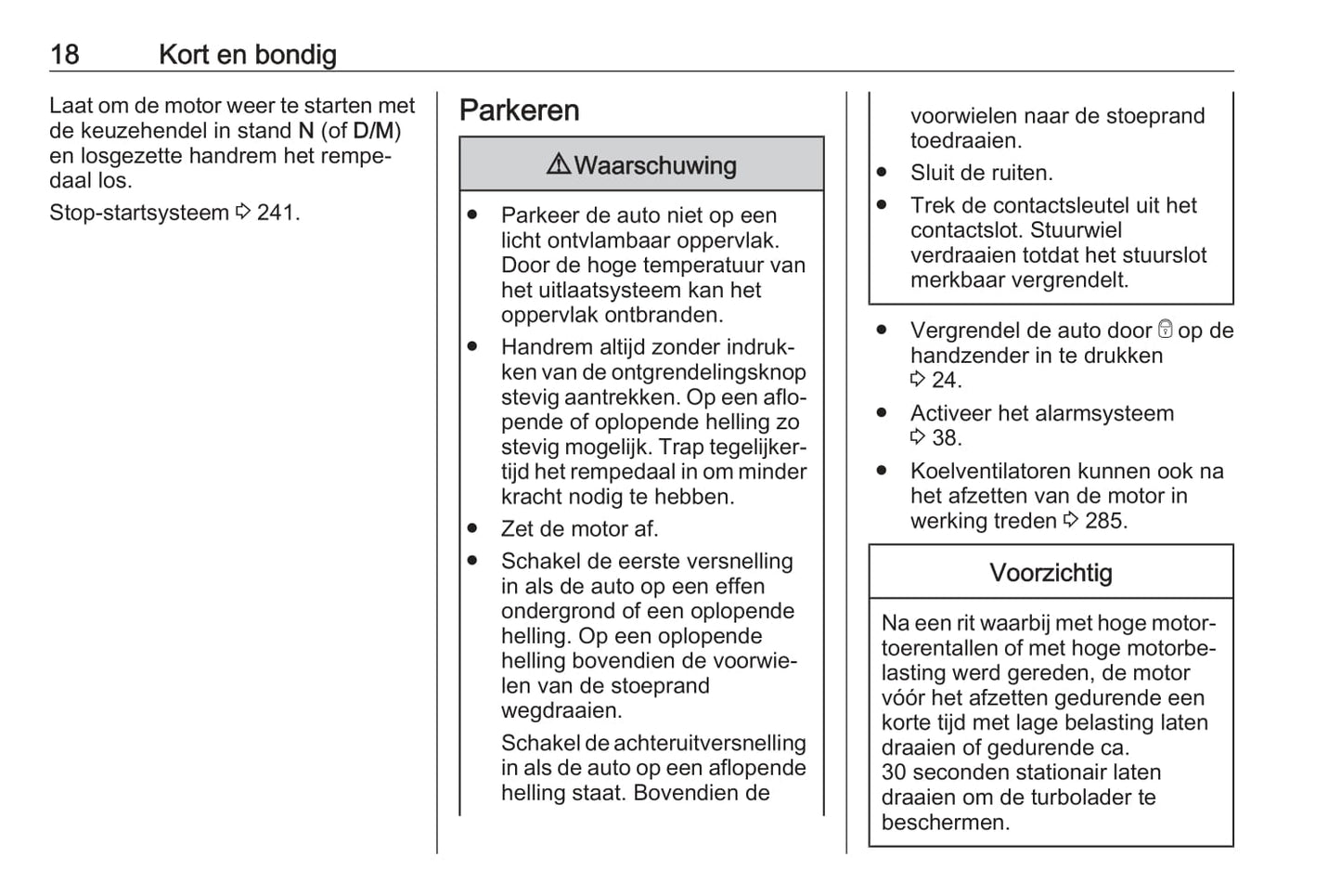 2019-2021 Opel Movano Owner's Manual | Dutch