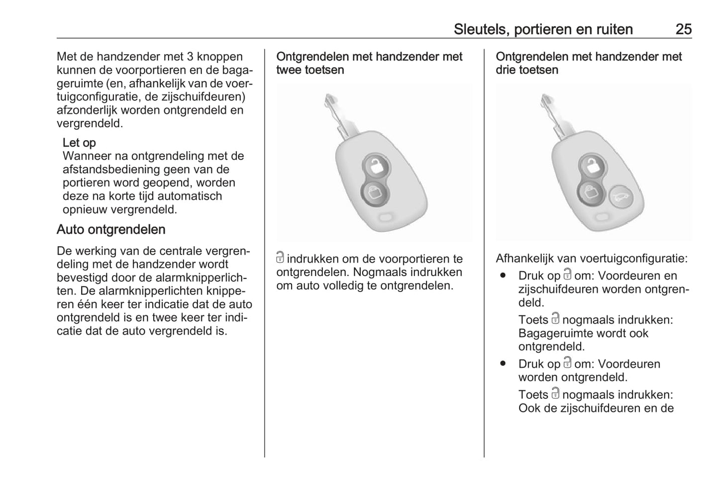 2019-2021 Opel Movano Owner's Manual | Dutch