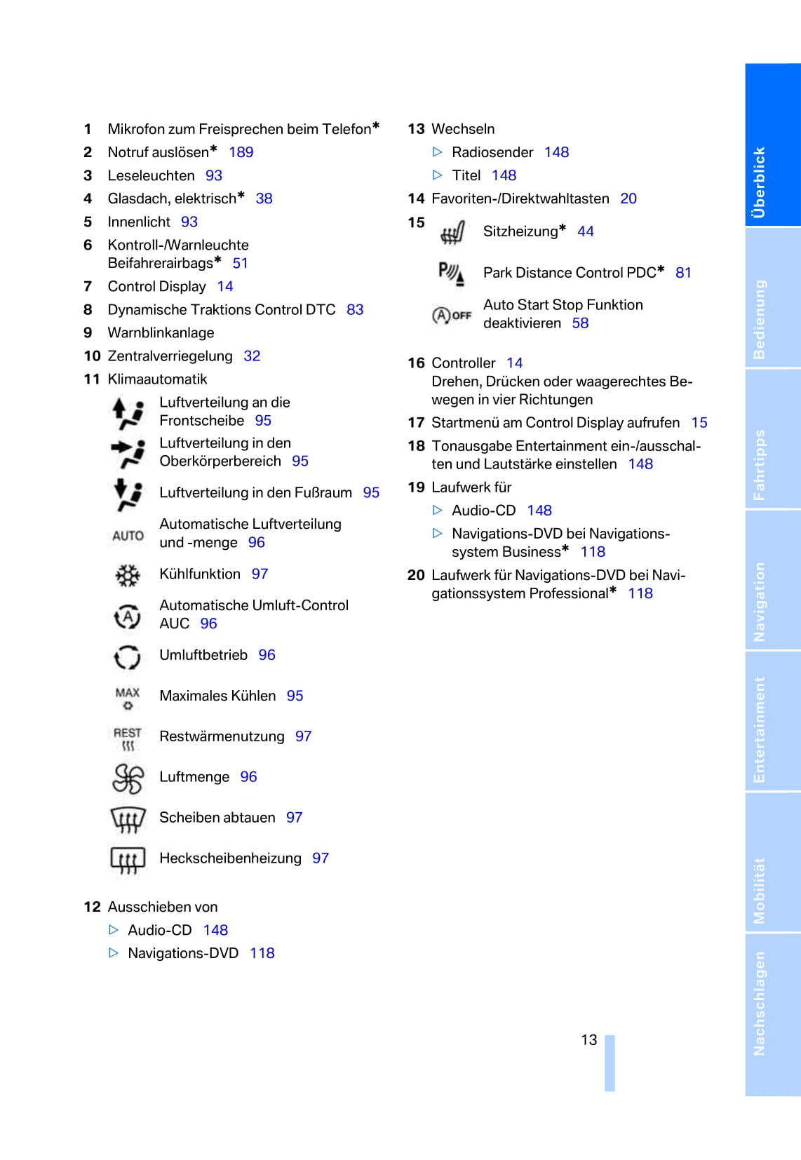 2007 BMW 1 Series Bedienungsanleitung | Deutsch