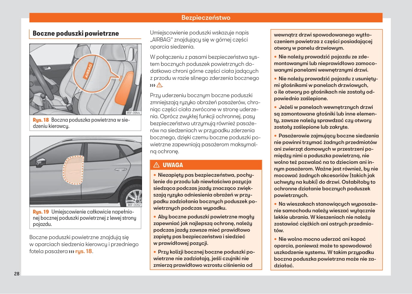2021-2023 Seat Arona Bedienungsanleitung | Polnisch