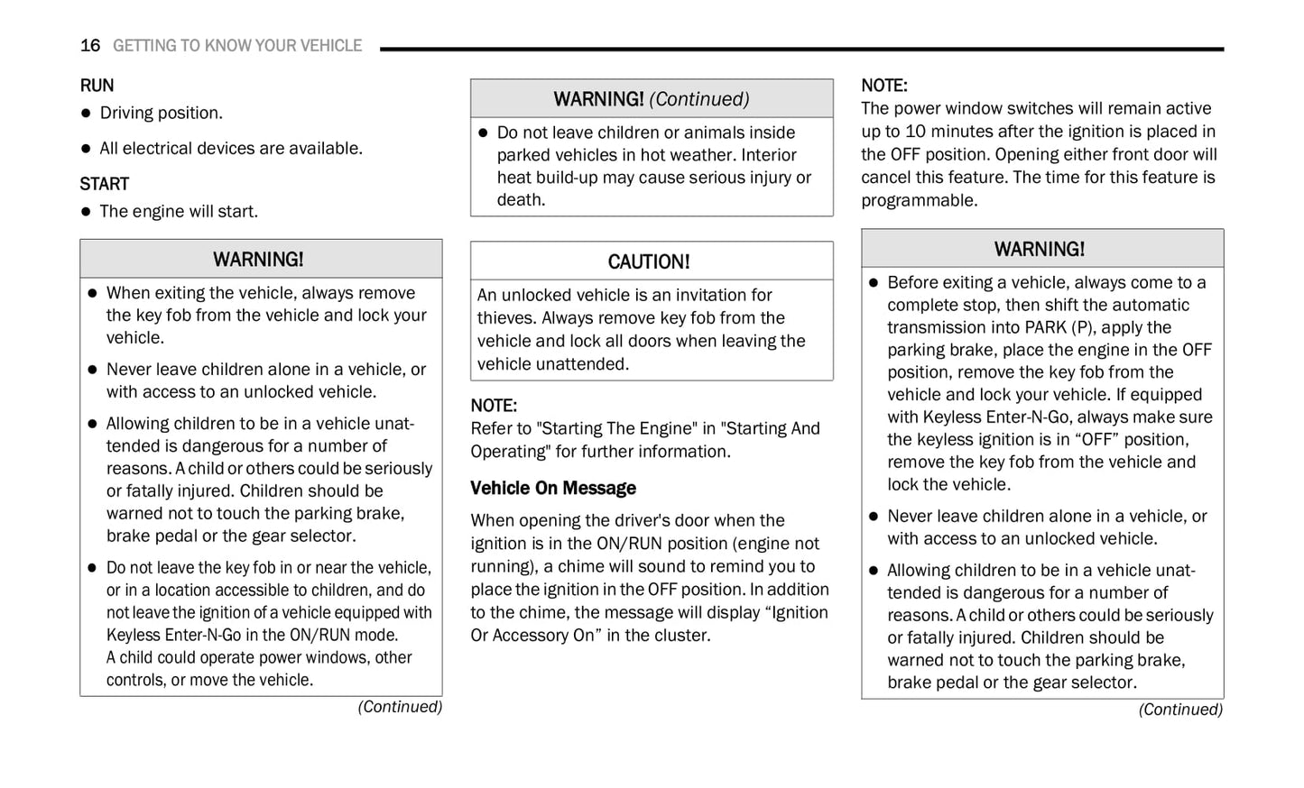2020 Jeep Wrangler Owner's Manual | English
