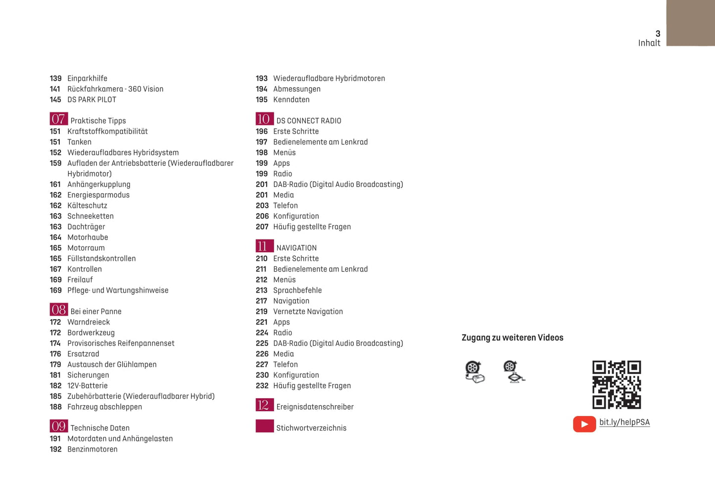 2021-2023 DS Automobiles DS 9 Bedienungsanleitung | Deutsch