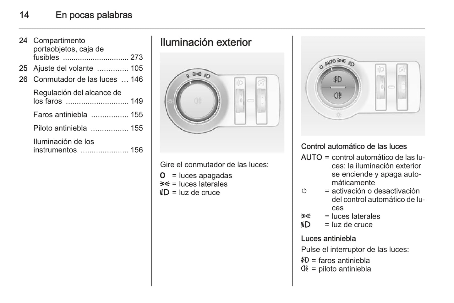 2015 Opel Astra Bedienungsanleitung | Spanisch