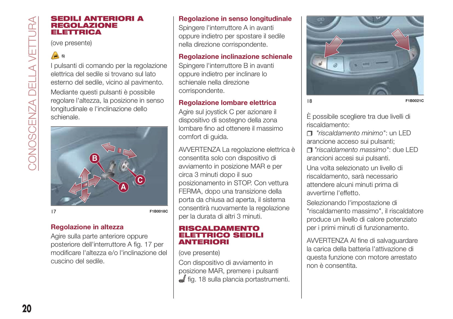 2017-2018 Fiat 500X Bedienungsanleitung | Italienisch