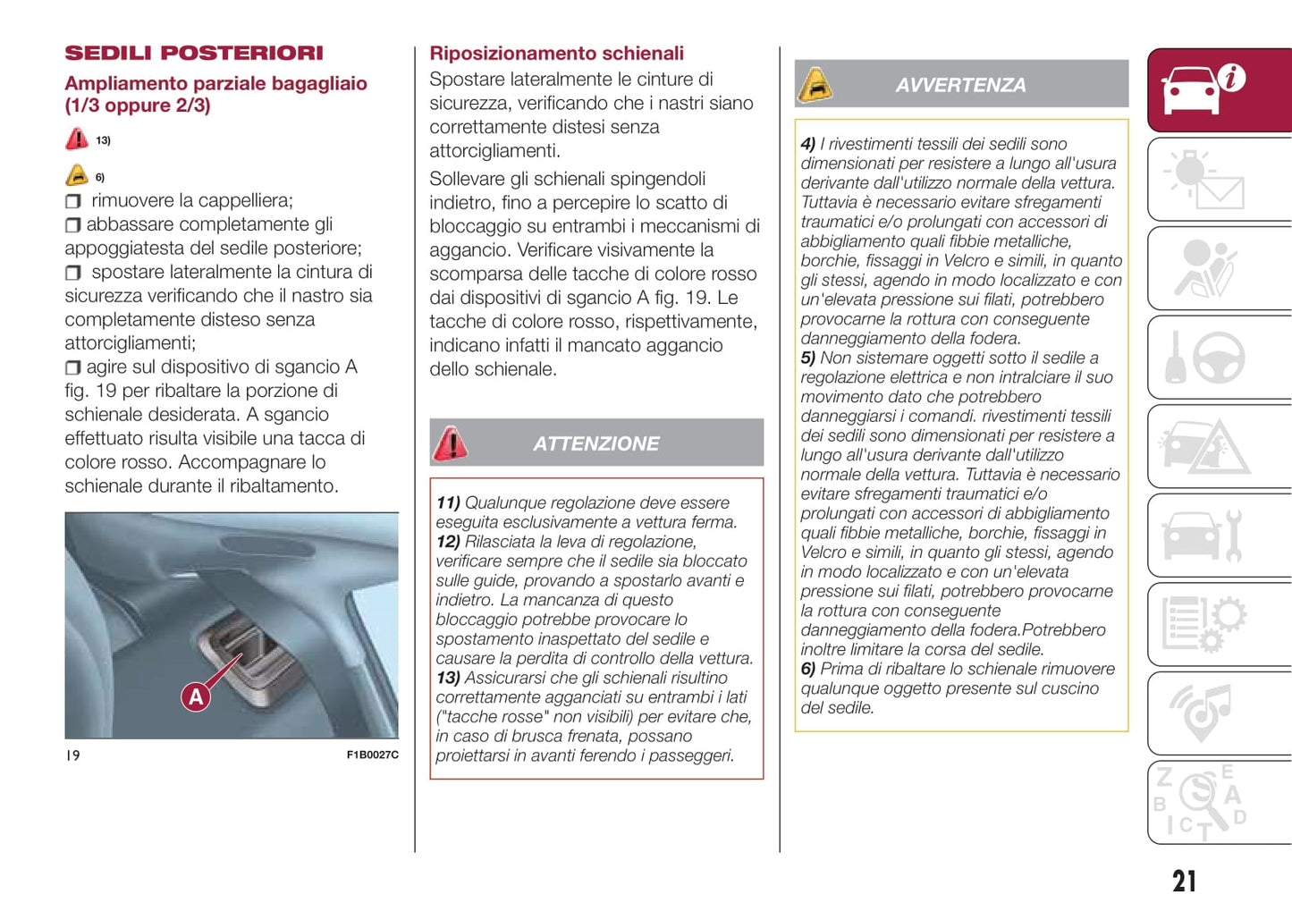 2017-2018 Fiat 500X Bedienungsanleitung | Italienisch