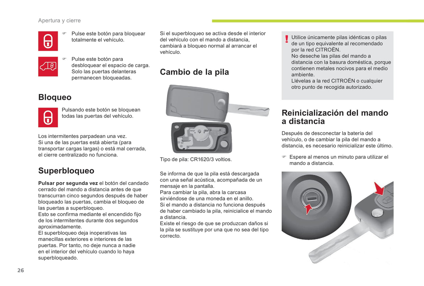 2017-2018 Citroën Berlingo/Berlingo Multispace Bedienungsanleitung | Spanisch