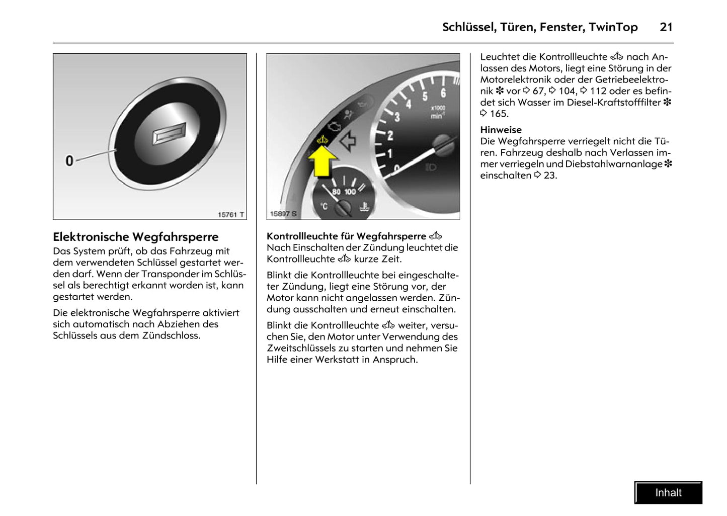 2008-2010 Opel Tigra Twin Top Bedienungsanleitung | Deutsch