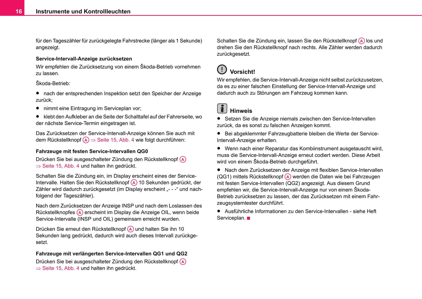 2001-2004 Skoda Fabia Bedienungsanleitung | Deutsch
