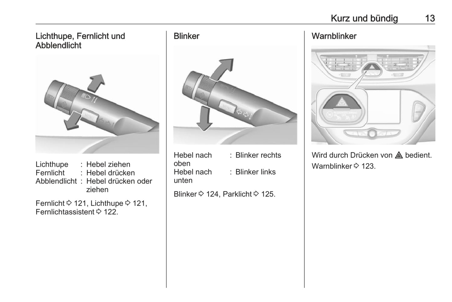 2016-2017 Opel Corsa Owner's Manual | German