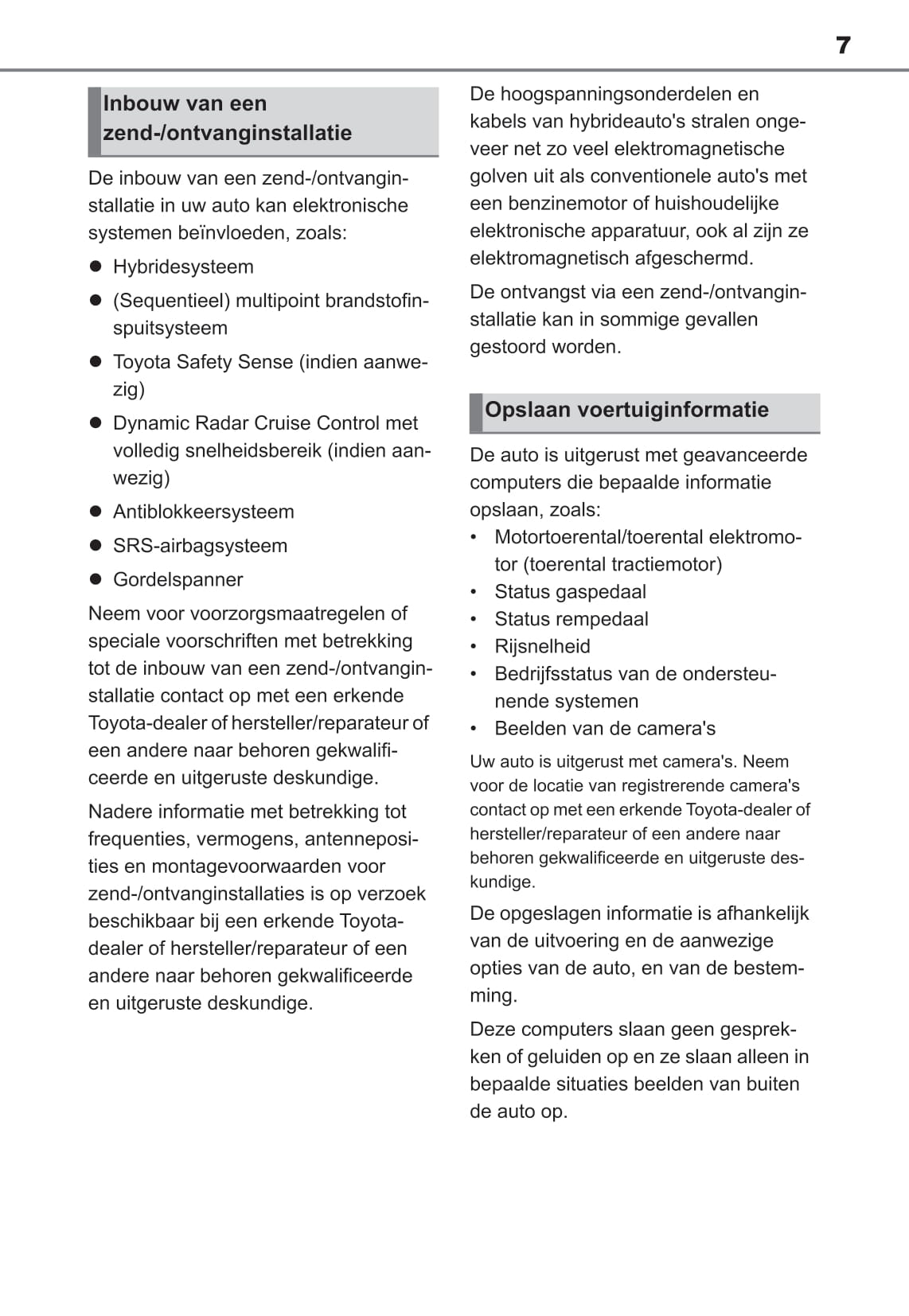 2021-2022 Toyota Yaris Cross Hybrid Bedienungsanleitung | Niederländisch