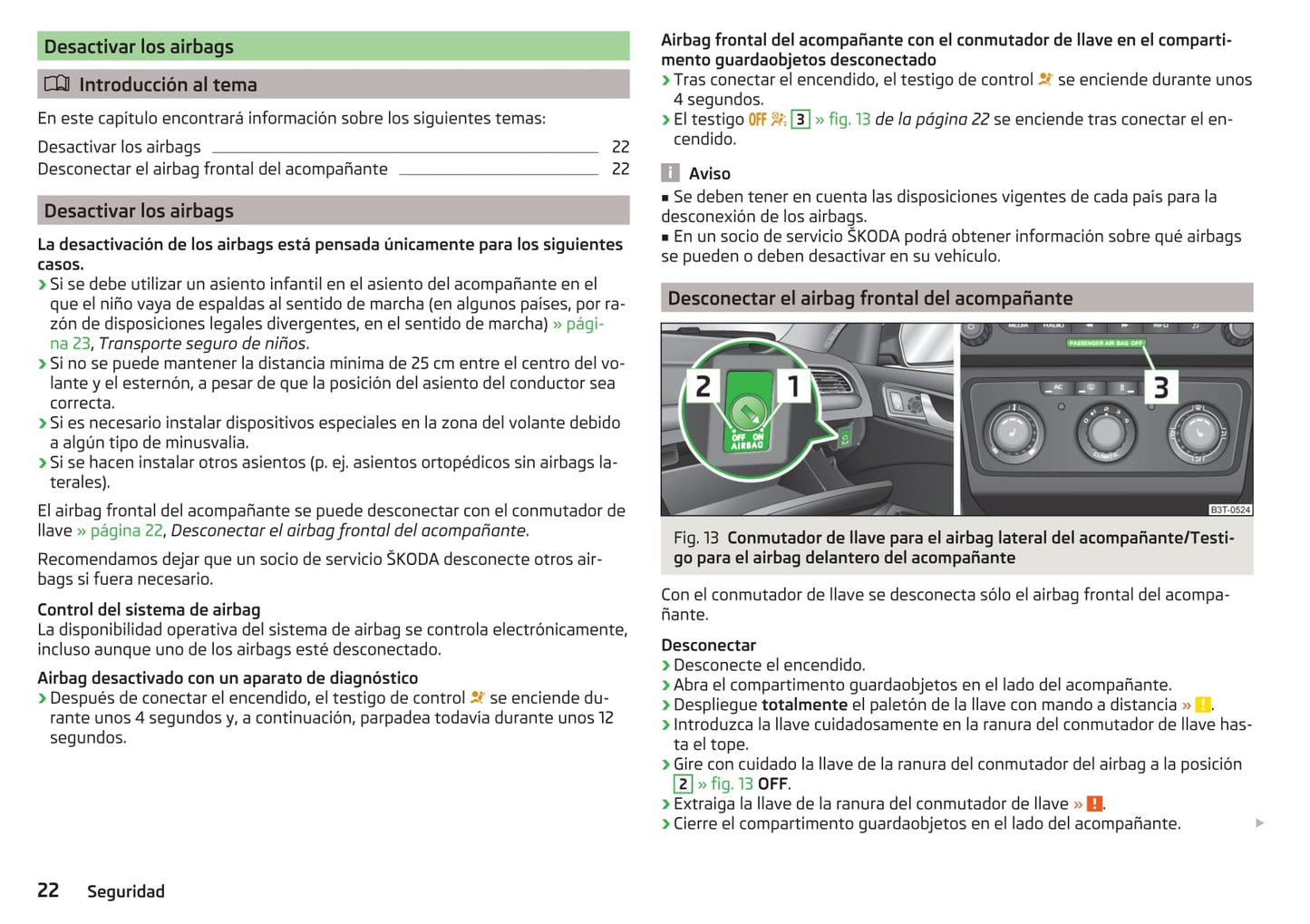 2013-2015 Skoda Superb Bedienungsanleitung | Spanisch