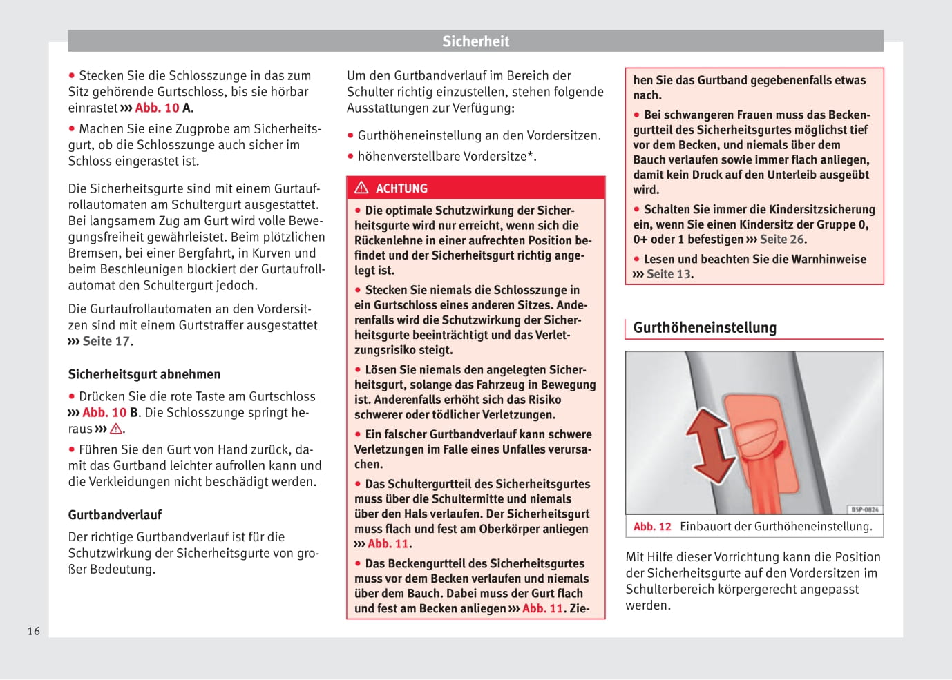 2014-2015 Seat Altea XL Owner's Manual | German