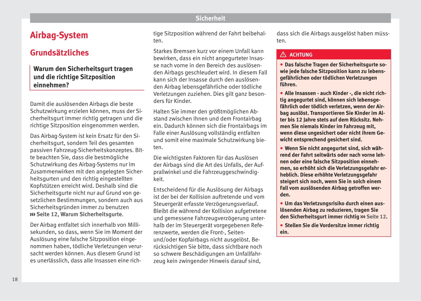 2014-2015 Seat Altea XL Owner's Manual | German