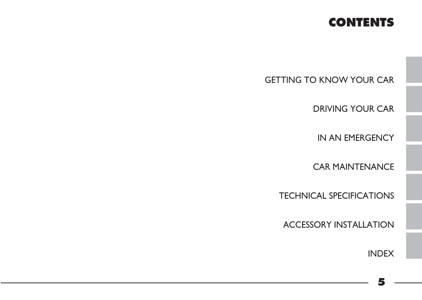 2003-2004 Fiat Barchetta Owner's Manual | English