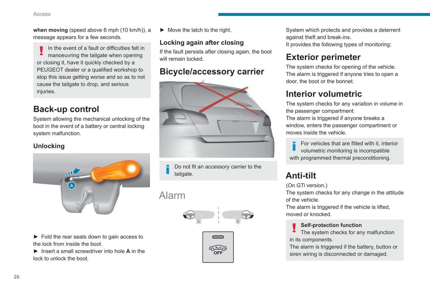 2020-2021 Peugeot 308 Bedienungsanleitung | Englisch