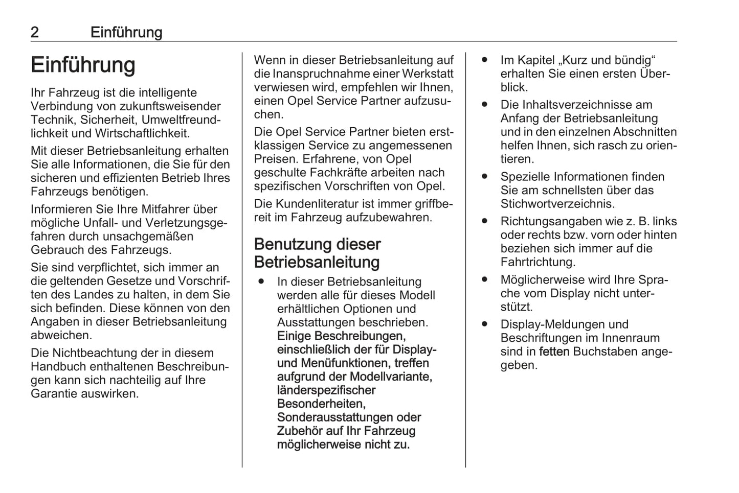 2017-2018 Opel Ampera-e Bedienungsanleitung | Deutsch