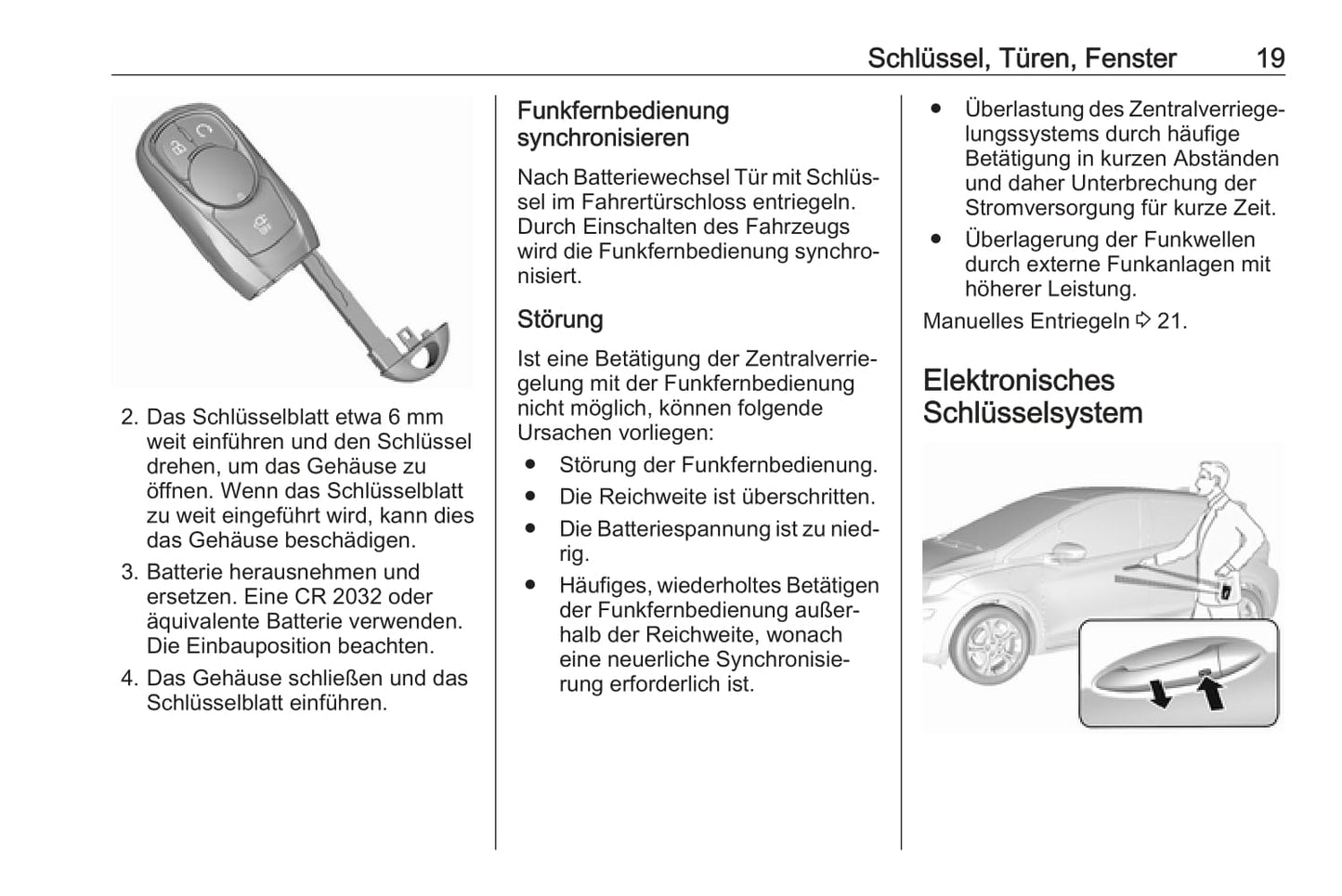 2017-2018 Opel Ampera-e Bedienungsanleitung | Deutsch