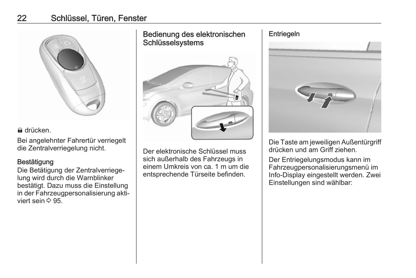 2017-2018 Opel Ampera-e Bedienungsanleitung | Deutsch