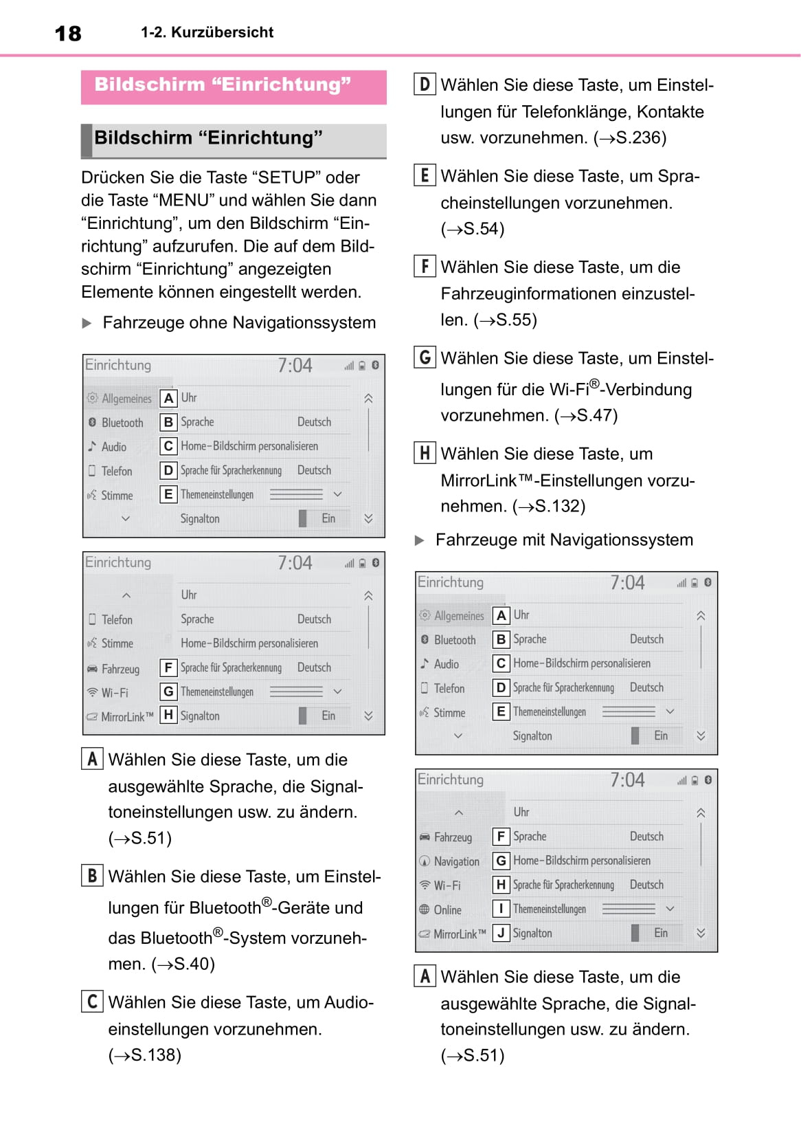 2012-2016 Lexus GS Bedienungsanleitung | Deutsch