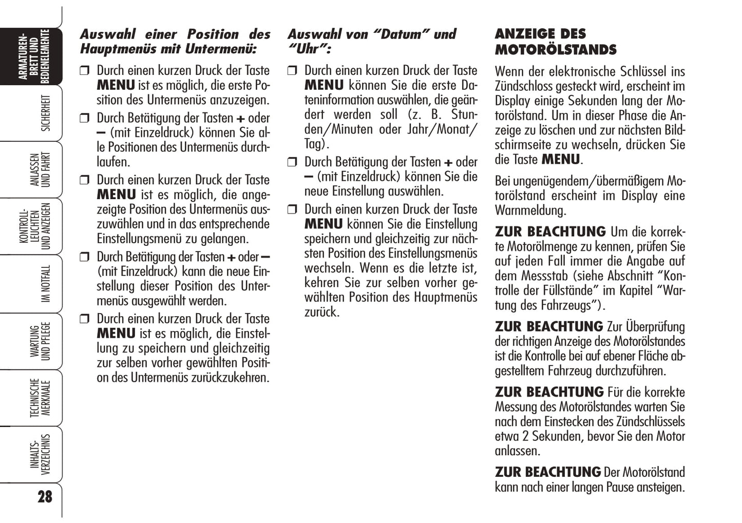 2008-2011 Alfa Romeo Spider Bedienungsanleitung | Deutsch