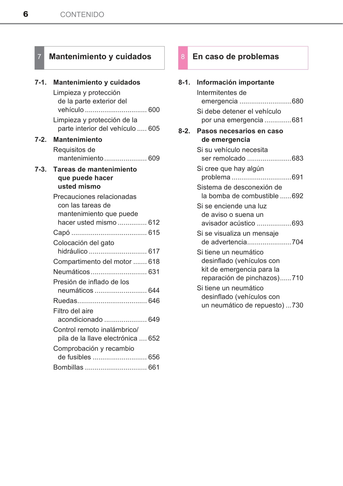 2016-2018 Toyota C-HR Bedienungsanleitung | Spanisch