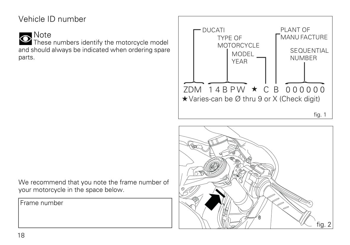 2012 Ducati Superbike Owner's Manual | English