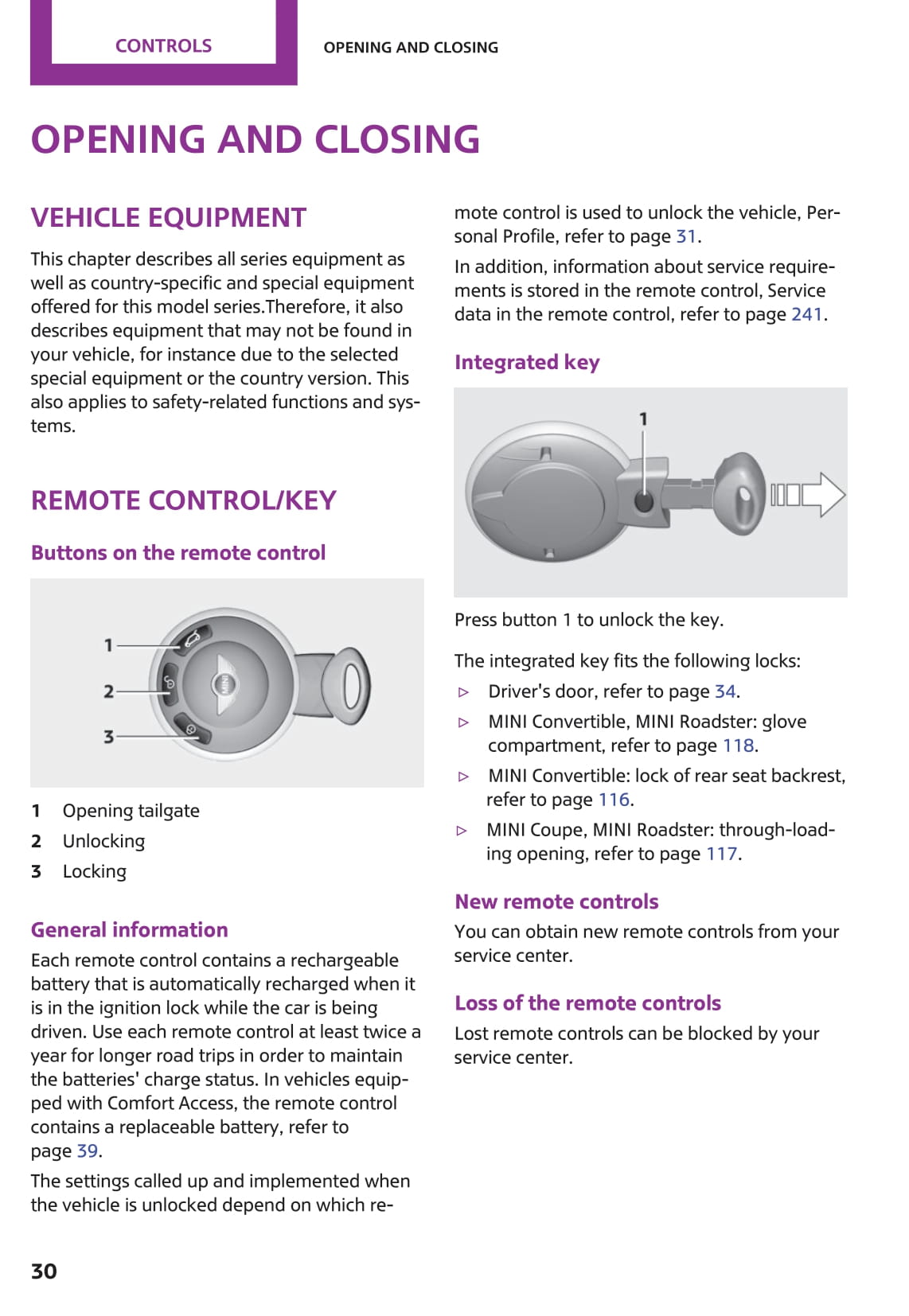 2011-2015 Mini Convertible/Coupé/Roadster Owner's Manual | English