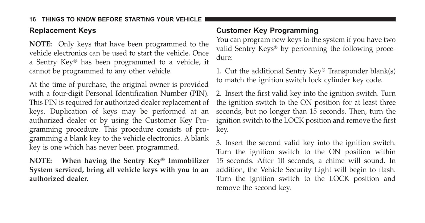 2007-2011 Chrysler Sebring Owner's Manual | English