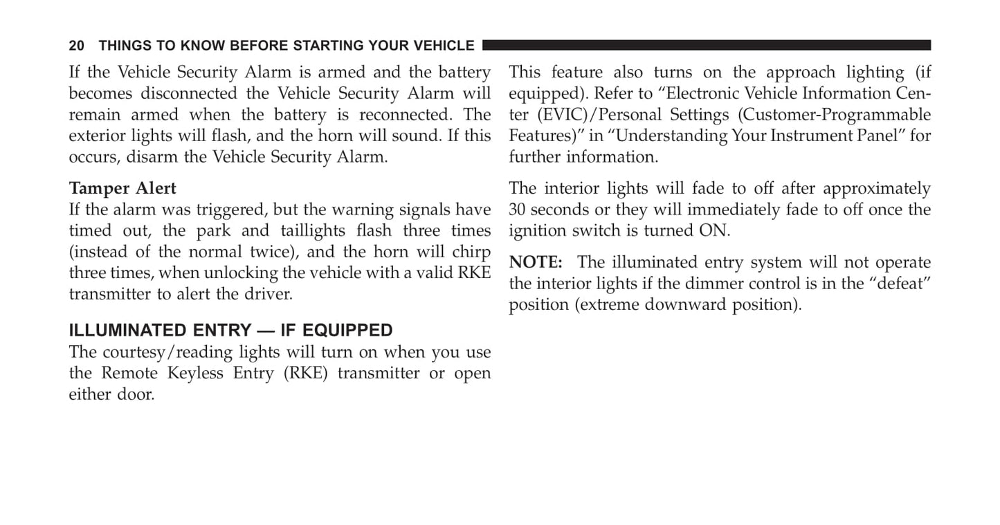 2007-2011 Chrysler Sebring Owner's Manual | English