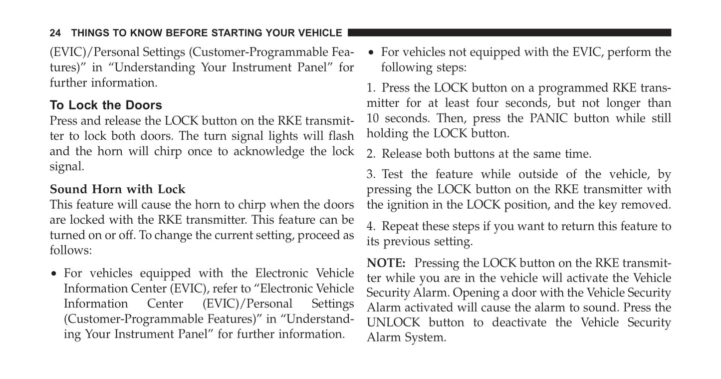 2007-2011 Chrysler Sebring Owner's Manual | English