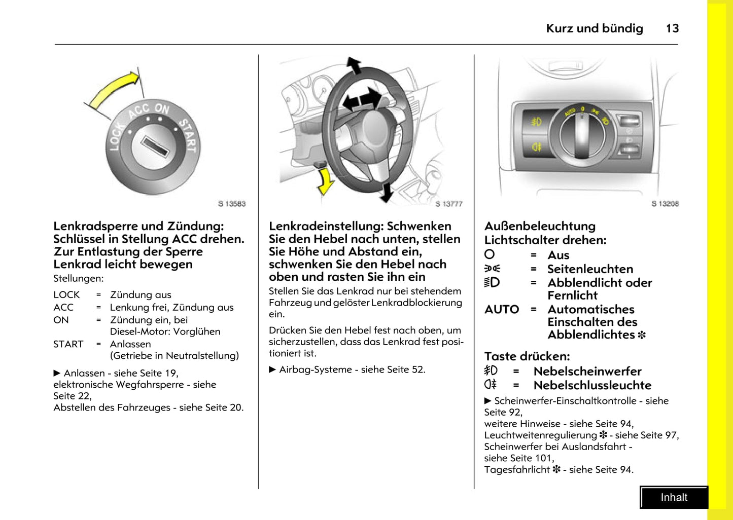 2008-2009 Opel Antara Owner's Manual | German