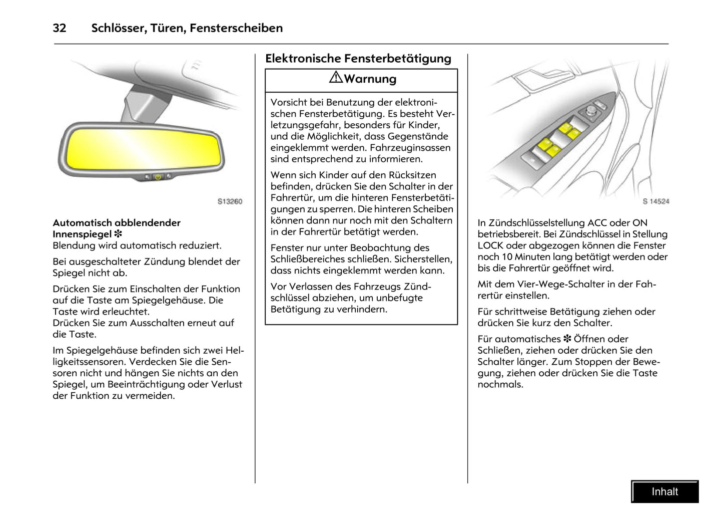 2008-2009 Opel Antara Owner's Manual | German