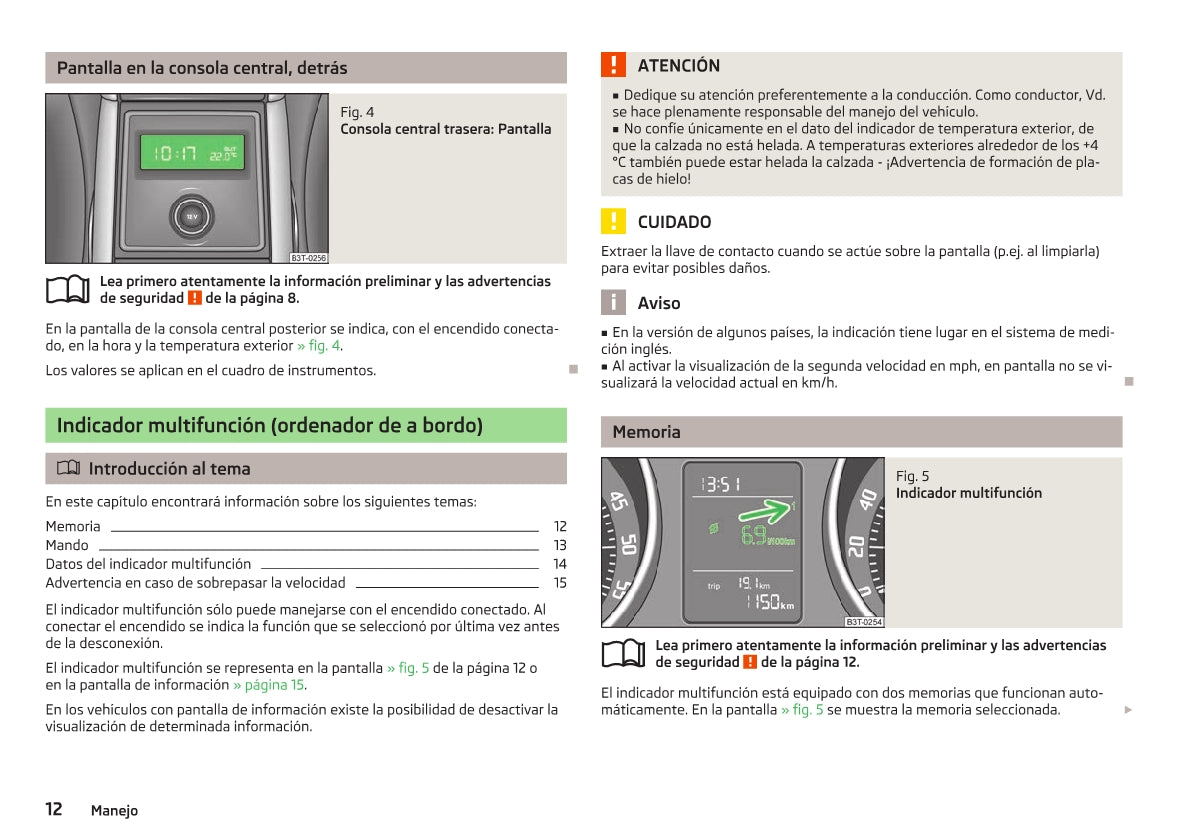 2008-2013 Skoda Superb Bedienungsanleitung | Spanisch