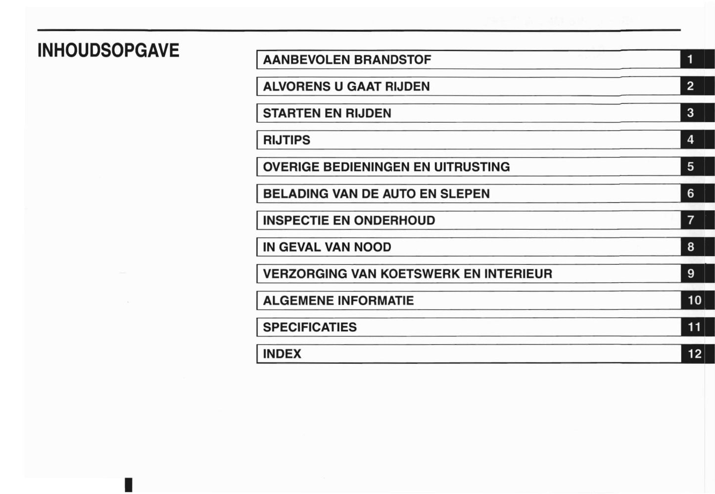 2009-2014 Nissan Pixo Bedienungsanleitung | Niederländisch