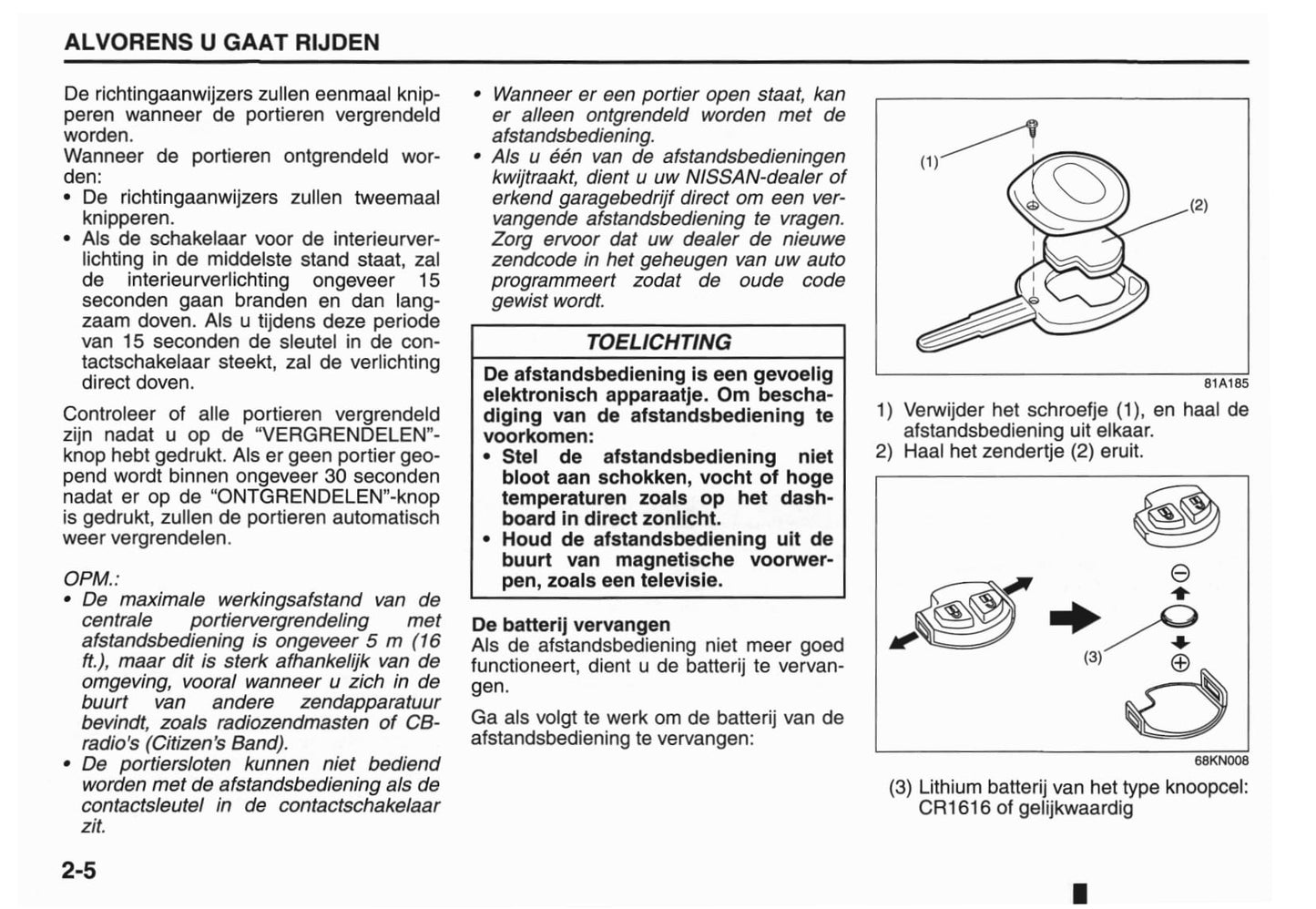 2009-2014 Nissan Pixo Bedienungsanleitung | Niederländisch