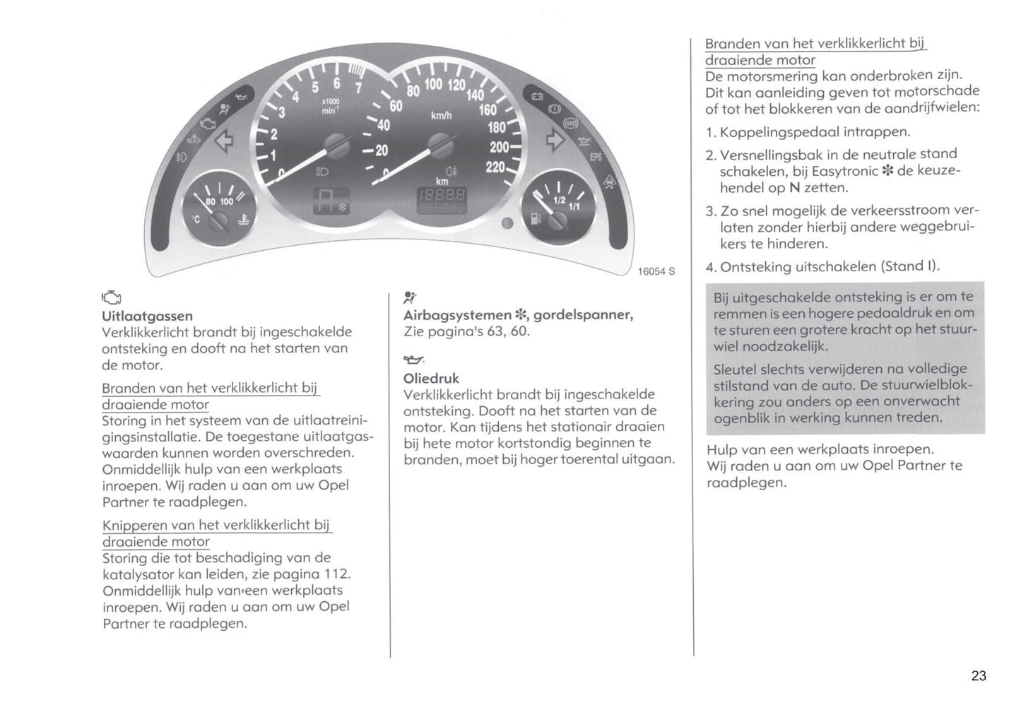 2004-2005 Opel Tigra Twin Top Bedienungsanleitung | Niederländisch