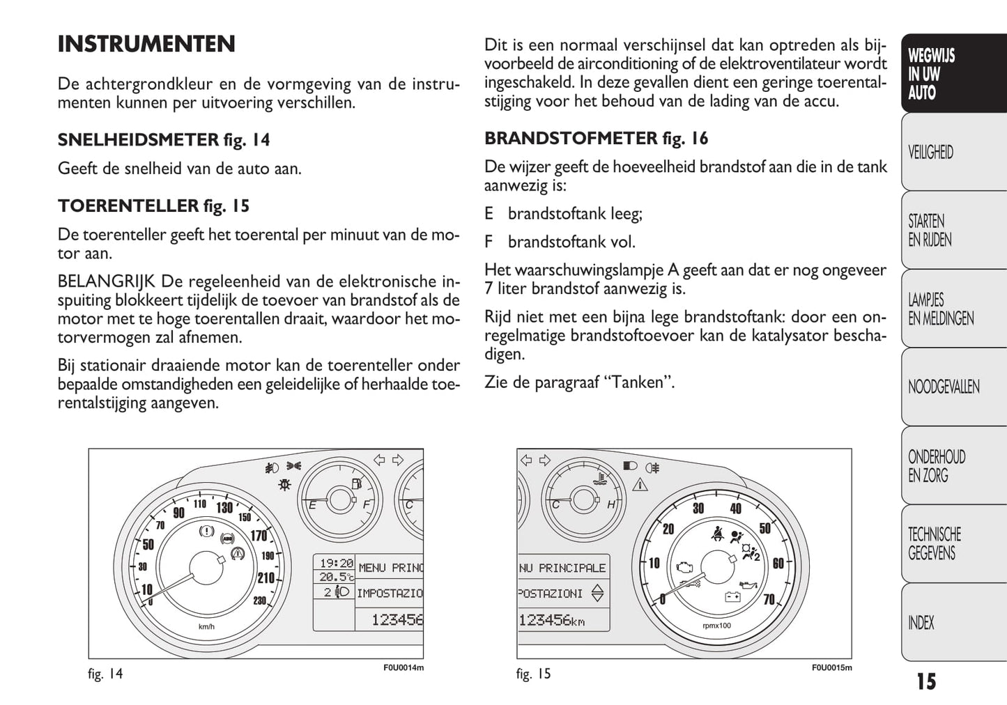 2009-2010 Fiat Punto/Punto Evo Owner's Manual | Dutch