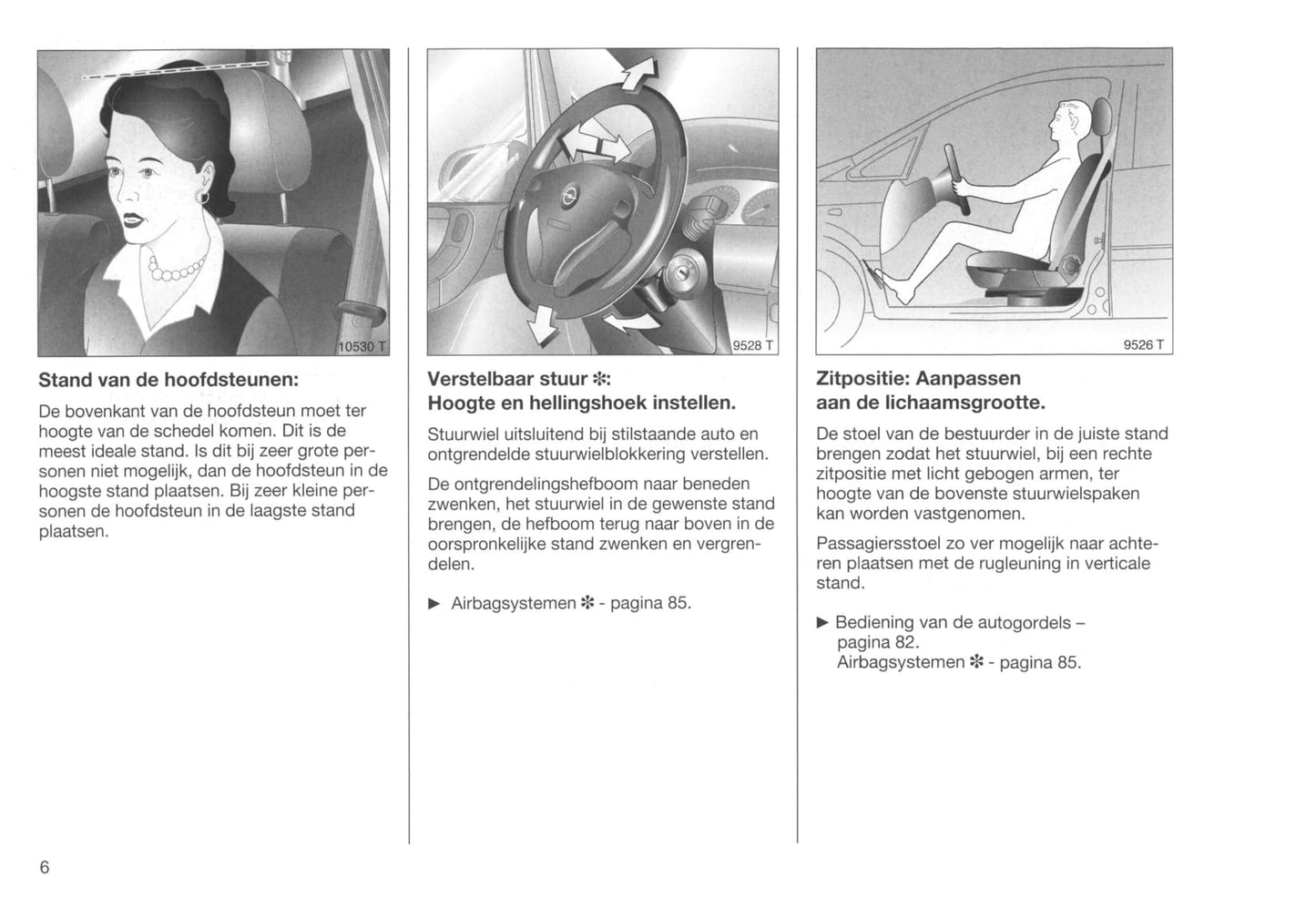 1999-2001 Opel Zafira Owner's Manual | Dutch