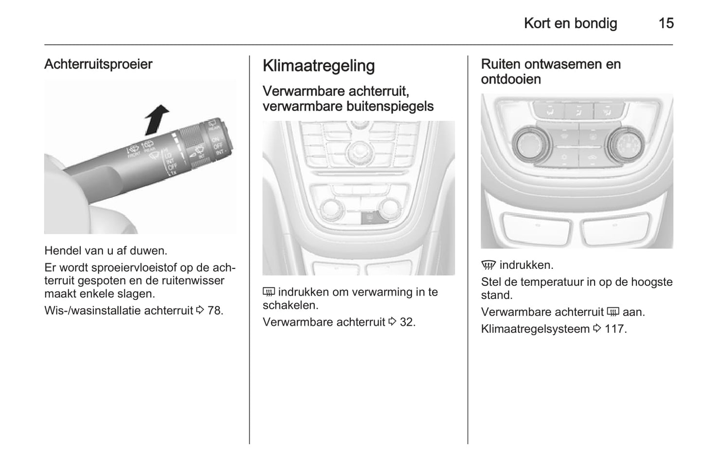 2015 Opel Mokka Bedienungsanleitung | Niederländisch