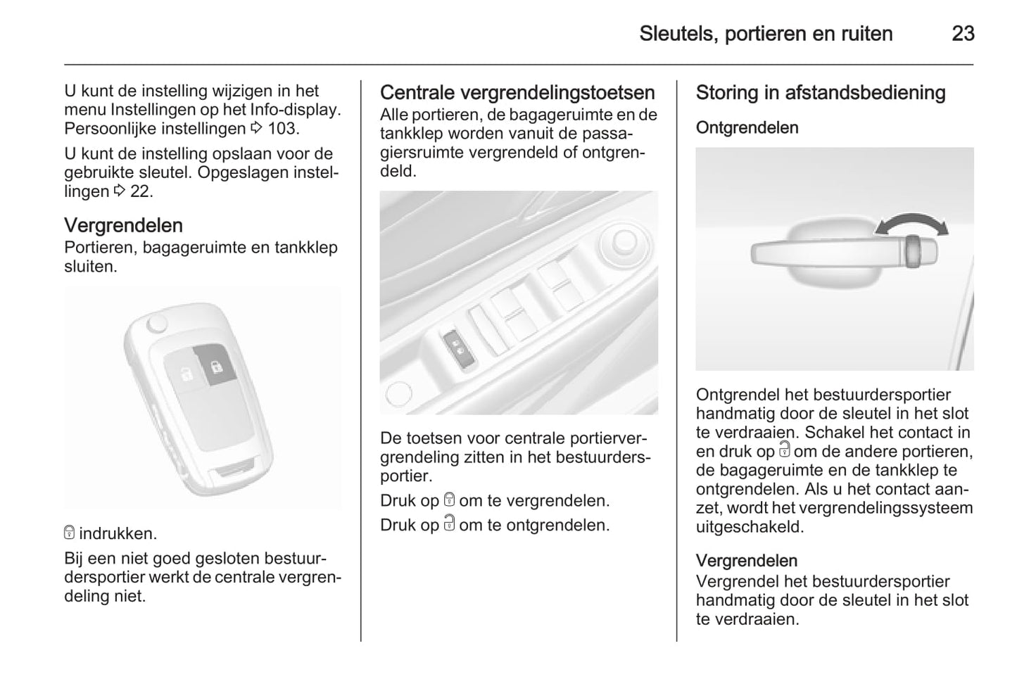 2015 Opel Mokka Bedienungsanleitung | Niederländisch