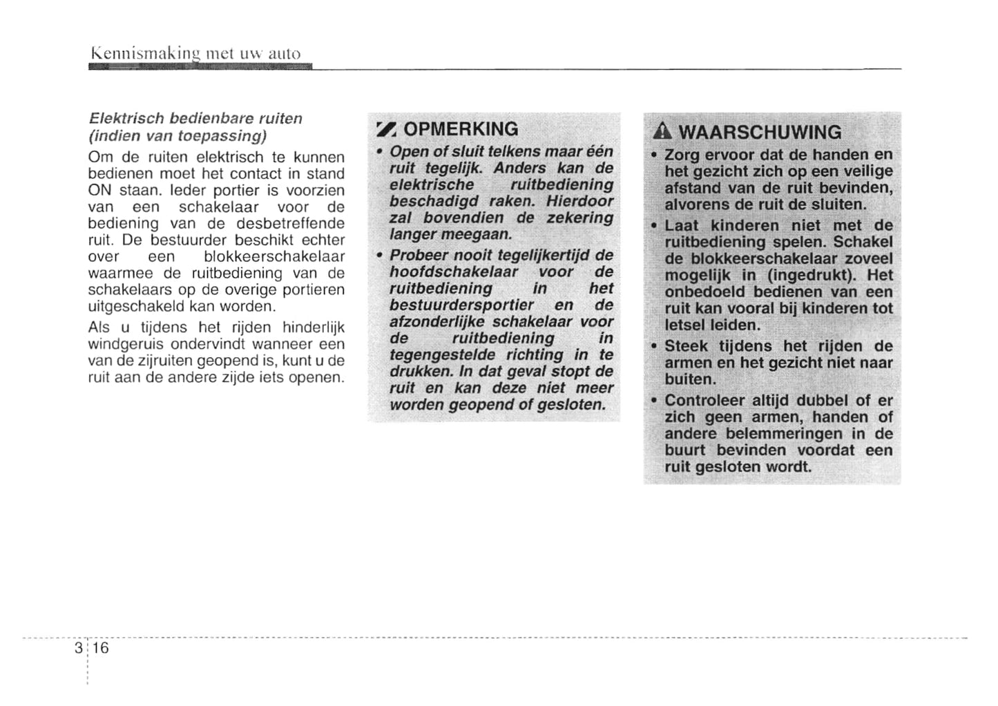 2007-2008 Kia Cee'd Owner's Manual | Dutch