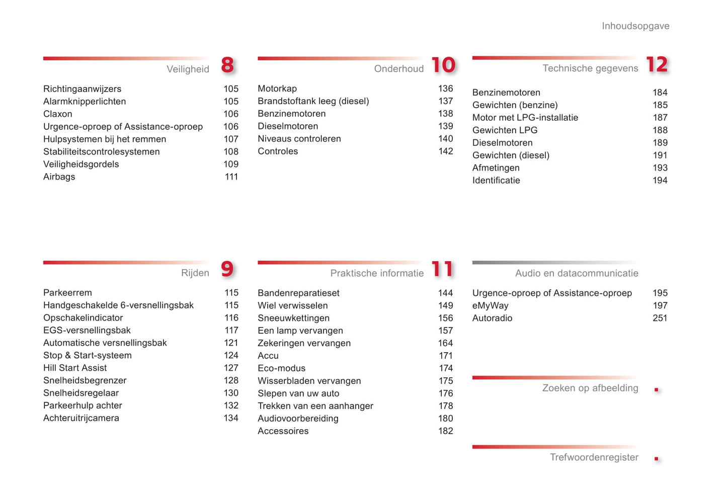 2015-2016 Citroën C3 Bedienungsanleitung | Niederländisch