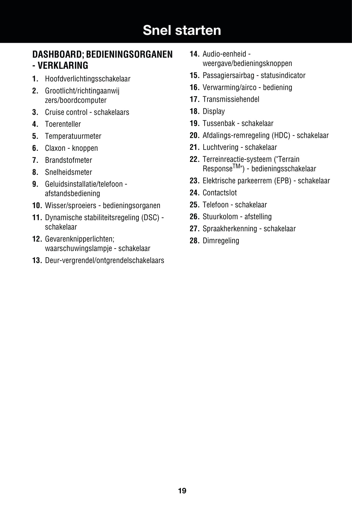 2005-2009 Land Rover Range Rover Sport Bedienungsanleitung | Niederländisch