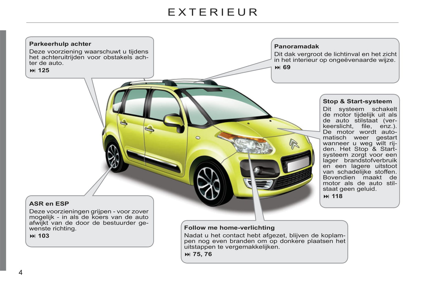 2011-2012 Citroën C3 Picasso Bedienungsanleitung | Niederländisch